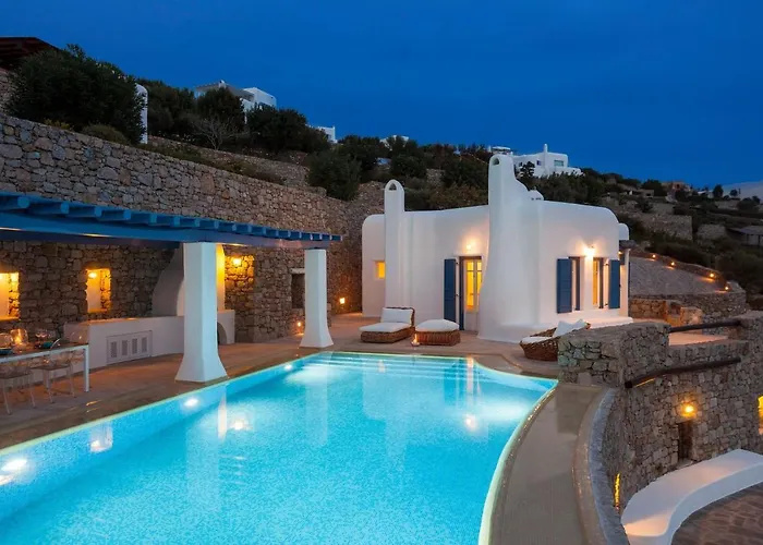 Excellent Mykonos Gamma 3 Bedrooms Stunning Sea Views * 普沙罗