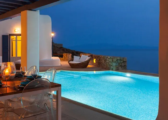 别墅 Excellent Mykonos Gamma 3 Bedrooms Stunning Sea Views
